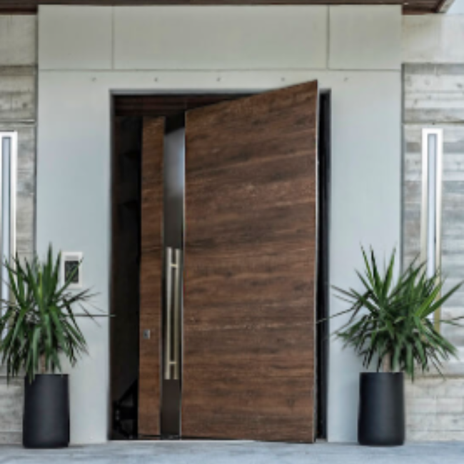 Pivot doors represent a striking departure from traditional hinged doors, offering a dynamic and contemporary design element for both residential and commercial spaces.
